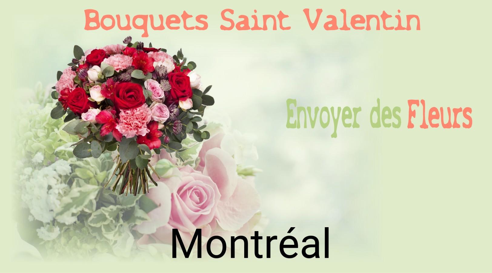 Roses de Saint-Valentin livrées à Montréal